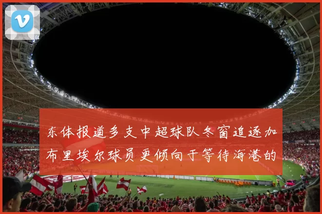 东体报道多支中超球队冬窗追逐加布里埃尔球员更倾向于等待海港的机会
